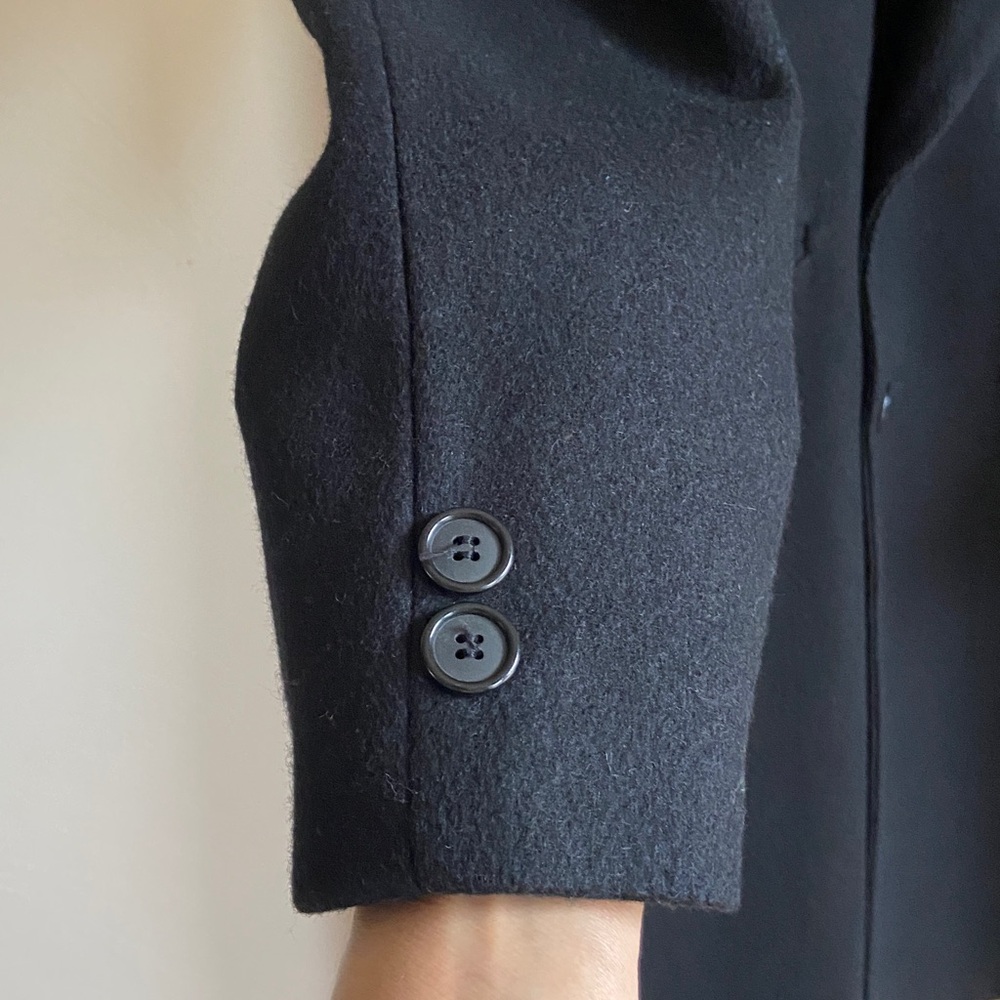 VINTAGE Falcone classic men's wool double breasted fully lined.overcoat Size M/L - Picture 3 of 14